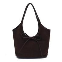 2025 Autumn/Winter Korean Style Frosted Retro Tote: Trendy Large Capacity Women's Shoulder Bag kava