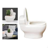 Creative Toilet Shaped ers Pots Vase Fern er Small Pot Flower Statue for Table Centerpiece 13x15.6x9cm