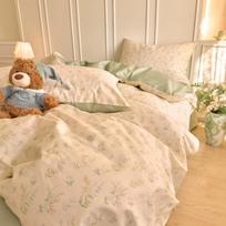 Naujas 100% grynos Sindziango medvilnės didelio siūlų skaičiaus gėlių rašto antklodės užvalkalas 4 dalių komplektas Sheet Set 1.2 - 3pcs - Duvet 150x200