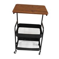 Storage Cart Multi Purpose Unit Utility Mobile Shelf Utility Kitchen Cart for Laundry Living Room Bedroom Laundry Room Office