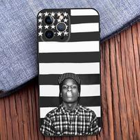 American Rapper A-ASAP Phone Case For iPhone 16,15,14,13,12,11,Pro,X,XS,Max,XR,Plus,Mini R-Rocky Soft Black Cover iPhoneX white