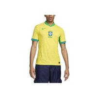 Nike Brazilija 2024 rungtynių namų ADV autentiški marškinėliai Dinaminė geltona/Citrinų šifonas/Žalias kibirkštis Vyrams Gatvės apranga FJ4270-706 L