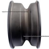 Black Steel ATV Beach Buggy Kart Front Rim Wheel 23x7-10 / 21x7-10 Inch 4-Hole Hub Four-hole diagonal pitch 88mm
