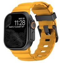 Trail Silicone Band for Apple Watch Ultra 3 2 49mm Strap 46mm 45mm 44mm Sport Bracelet for iWatch Series 11 10 Ultra 9 8 7 6 SE3 Ultra 3-2-1 49MM orange