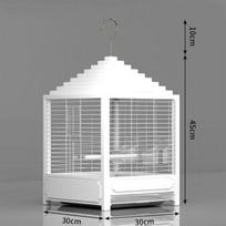 Portable Bird Cages Luxury Bird Cage Parrot Birds Accessories Houses Habitats Parrots Small Animal Hideout Birdcage Supplies balta