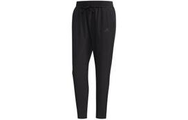 Adidas Knitted Sweatpants Women's Black Moderate Straight Fit Pants FK3523 M