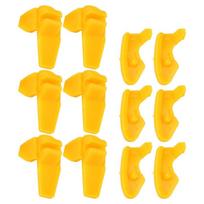 6PCS ABS Insert Rim Protector Replacement Duck Head Tire Changer Tire Demount Head  Tire Service geltona