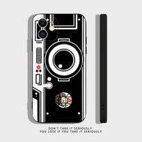 Retro Camera Vintage For iPhone 17,16,15,14,13,12,11,Pro,X,XS,Max,XR,Plus,Mini Soft Silicone Phone Case Black Shockproof TPU iPhone17Promax white