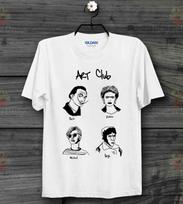 Art Club Van GoghSalvodore Dali Warhol Kahlo Vintage Unisex T Shirt Mens Womens Tees Top  B768 S