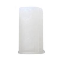 Silikoninės amatų formos Daugkartinio naudojimo liejimo epoksidinės formos 3D žvakių kūrimas geometrinių formų silikono DIY 3D rankdarbių dervos formos 1 white