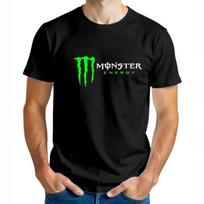 Monster Energy logotipas marškinėliai - Juodi unisex marškinėliai S įvairiaspalvis