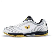 Butterfly Table Tennis Shoes Lezoline Gig White x Silver 93660 27.5cm