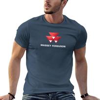 Massey Ferguson Žemės ūkio Marškinėliai Madingi Grafiniai Marškinėliai Unisex S black