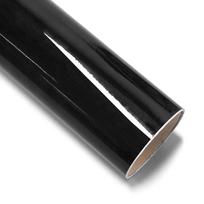 50CM Premium Glossy Black Car Wrap Film Sticker Vehicles Motocycles Wrapping Film Color Change Cover Auto Tuning Accessories 1.52x0.5m