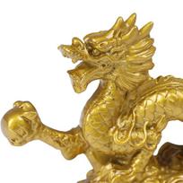 Kinų zodiakas Dvylika Statulėlių Auksinio Drakono Statulėlė Gyvūno Ornamentas Namų Interjero Elementas
