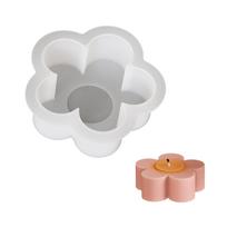 Flexible Sturdy Silicone Epoxy Resin Castes Mold Flower Shaped Tray Dishes Molds for Craft and Home Decoration T1