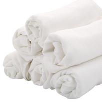 Reusable Newborn Baby Infant Super Soft Absorbent Diaper Bamboo Fiber Nappy balta