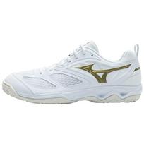 Mizuno Dynablitz Series Simple Comfortable Shock Absorption Slip Resistant Durable Low Top Volleyball Shoes Unisex sneaker White Platinum V1GA212158 42