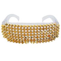 Fashionable Rockers Sunglasses With Rivet Studded For Stylish Lookings And UV400 Protections for Masquerades Party Wear