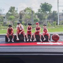 SLAM DUNK Anime Peripheral Action Figure Sakuragi Hanamichi Rukawa Kaede Car Desktop Decoration Accessories Gift gray