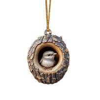 Acrylic Animal Pendants, Cute Animals 2D Acrylic Tree Pendants, Wild Animal Pendants, Home Pendants. One Size