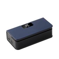 Mini Heat Sealer Plastic Bag Heat Sealing Machine Rechargable Plastic Storage Package Sealer Handheld Clip Bag Food Heat Sealer mėlyna
