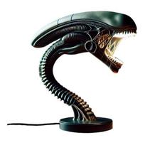 Alien Creature Light Holder Resin Alien Statue Light Stand Desktop Decoration Lamp Holder Gift for Alien Lovers A