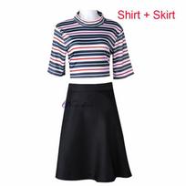 Anime Manga Killing Stalking Yoonbum Yoon Bum Cosplay Costume Women Casual T Shirt Skirt Uniform Costume XS&Killing Stalking
