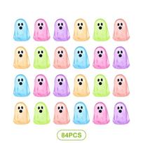 84Pcs Resins Ghosty Statues Miniature Landscape Hallowmas Ghosty Figurines Small Monsters Sculptures Garden Decorations 1