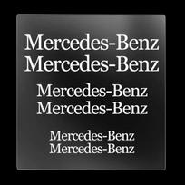 Karštos 6 vnt. Stabdžių suportų lipdukai Atsparūs karščiui Lipdukai Automobilio apdaila Mercedes Benz W204 W124 W201 W202 W212 W220 W205 GLA CL balta