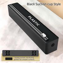 All-in-One Kitchen Film Dispenser Box, for Plastic Wrap & Aluminum Foil with Built-in Cutter, Wall Drawer Suction Cup Mount Normal