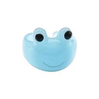 Funny Five Color Simple Frog Rings Sweet Cool Cartoon Animal Cute Open Rings Girlfriends Women Couple Gift Jewelry