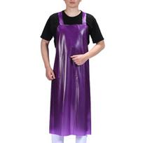 Knee Length Work Apron Kitchen Cooking Apron with Pocket Waterproof Oil Resistant Chef Apron for Men Women violetinė