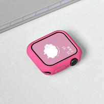 Candy Silicone Case for Apple Watch Ultra 3 49mm 44mm 40mm 41mm Cover 46mm 45mm 42mm Protection iWatch Series 11 SE3 10 9 8 7 6 42mm 44mm barbie rožinė spalva