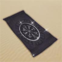 Thickened Extra Large Viking Compass Beach Towel, Oversized Soft for Vacation Swimming Lovers W30*H60(CM)