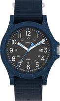 Reclaim Ocean 40mm Black Recycled Mineral 3 ATM Water Navy [TIMEX] Watch, Dial, Plastic, Glass, Quartz, Resistant, TW2V81800,