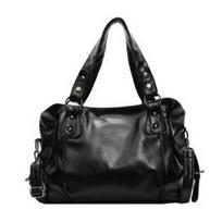 Retro 2025 Large Capacity Crossbody Tote Handbag One Size juoda