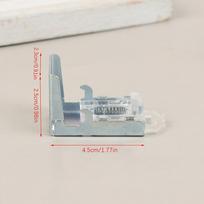 4 vnt. 25 mm lubiniai ir sieniniai laikikliai Venetian žaliuzių karnizui Montavimo priedai žaliuzėms gray