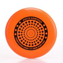 Tough Pet Frisbee: Durable 175g, 27cm Beach & Sports Toy for Dogs oranžinė