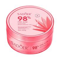 Pink Aloe Vera Soothing Moisturizing Gel 300g Moisturizing Aloe Vera Gel Skin Care Products 300G