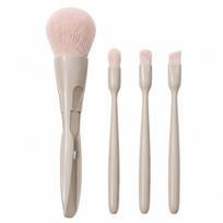 Multi-purpose 4-in-1 Transformable Brush High Coverage Eyeshadow Concealer Brushes  Makeup Tools rožinė