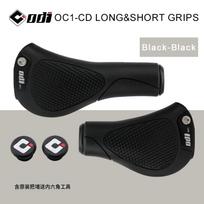 ODI Dviračio Vairo Ergonominės Rankenos Neslystančios Ilgos/Trumpos Aukštos Kokybės Guminės Rankenos Dangtelis MTB Vairo Rankenos E-Dviračio Dalys Black-Brown gray