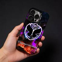 T-Tomorrowland telefono dėklas iPhone 17, 16, 15, 14, 13, 12 Pro Max juodas saldainio matinis smūgiams atsparus dangtelis iPhone15pro