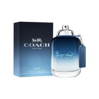 COACH New York Mėlynas/Mėlynas Vyriškas Kvepalas Aromatinis Kvapalas EDT // Citrina Pipiras Kedras Gintaras 60ml mėlyna