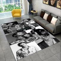 fashion Harry Styles Singer Star Carpet Rug for Bedroom Living Room Sofa Playroom Doormat Home Decor,Kid Area Rug Non-slip 40x60cm