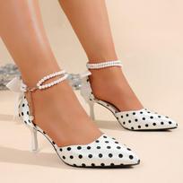 French-style Thin-heeled One-strap Sandals  Spring Summer  Comfortable Versatile High-heeled Shoes with Bows 36 brown