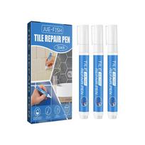 3pcs Grout Pen White Tile Paint Marker Waterproof Grout Filler Pen Mildew-proof Tile Grout Safety for Restoring Tile Wall Floor blue