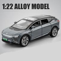 1:24 Hiphi X Suv Alloy New Energy Car Model Diecast Metal Electric Intelligence Vehicles Car Model Sound And Light Kids Toy Gift