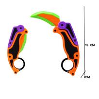 3D Spausdintas Sulankstomas Gravitacinis Atlenkiamas Nagų Peilis Fidget Žaislas Streso Malšinimui Suaugusiems & Paaugliams EDC Nerimo Malšinimo Žaislai Dovana