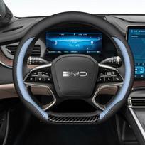 BYD Seal 07 DMI Nappa Leather Anti-Slip Steering Wheel Cover, No-Sew, All Seasons